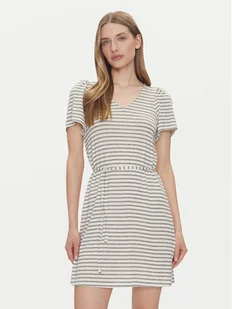 Vero Moda Sukienka letnia Gina 10325612 Beżowy Regular Fit - Sukienki - miniaturka - grafika 1