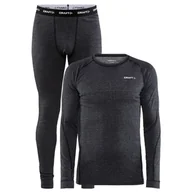 Bielizna sportowa męska - Zestaw męski Craft Core Wool Merino Rozmiar: XXL / Kolor: szary - miniaturka - grafika 1