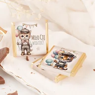 Bombonierki i czekoladki - CZEKOLADKI uniwersalne na Urodzinki Roczek Dziecka 10 szt. - miniaturka - grafika 1