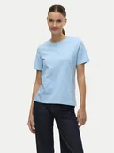 Koszulki i topy damskie - Vero Moda T-Shirt Paulina 10316991 Niebieski Regular Fit - miniaturka - grafika 1