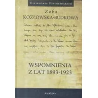 Publicystyka - Avalon Wspomnienia z lat 1893-1923 Kozłowska-Budkowa Zofia - miniaturka - grafika 1