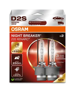Żarówki Osram Xenarc Night Breaker 220 D2S 35 W 2 szt. - Żarówki samochodowe - miniaturka - grafika 1