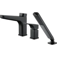 Baterie wannowe i prysznicowe - Deante Bat hiacynt nero wannowa 3-otworowa BQHN13M - miniaturka - grafika 1