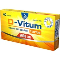 Witaminy i minerały - Oleofarm D-Vitum Forte 2000 60 szt. - miniaturka - grafika 1
