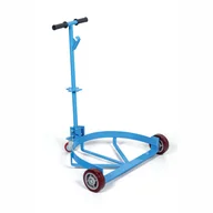 Wózki magazynowe - Wózek ręczny do transportu beczek, nośność 550 kg, koła pełne - miniaturka - grafika 1