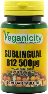 Veganicity Witamina B12 500 Wege Metylokobalamina - Witaminy i minerały - miniaturka - grafika 1