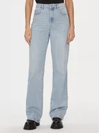 Spodnie damskie - Patrizia Pepe Jeansy 8P0487/D070-CA05 Niebieski Wide Fit - miniaturka - grafika 1