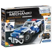 Zabawki konstrukcyjne - Clementoni Laboratorium Mechaniki Samochód Policyjny 50124 - miniaturka - grafika 1