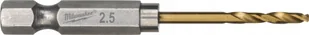 Milwaukee Wiertło METAL DRILL HSS-G TIN 2.5mm HEX 10 pcs. - Wiertła - miniaturka - grafika 1