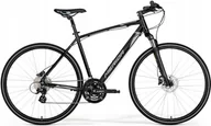Rowery - Rower crossowy Merida CROSSWAY 15 L(55) GLOSSY BLACK(MATT SILVER) - miniaturka - grafika 1