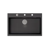 Zlewozmywaki - QUADRON Zlew BENEDICT onyx - miniaturka - grafika 1