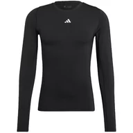 Koszulki męskie - ND05_K14737-2XL HP0626 Koszulka męska adidas Techfit Aeroready Long Sleeve Tee czarna HP0626 r.2XL - miniaturka - grafika 1