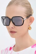 Okulary przeciwsłoneczne - Tom Ford okulary przeciwsłoneczne damskie kolor czarny FT1089_6001C - miniaturka - grafika 1