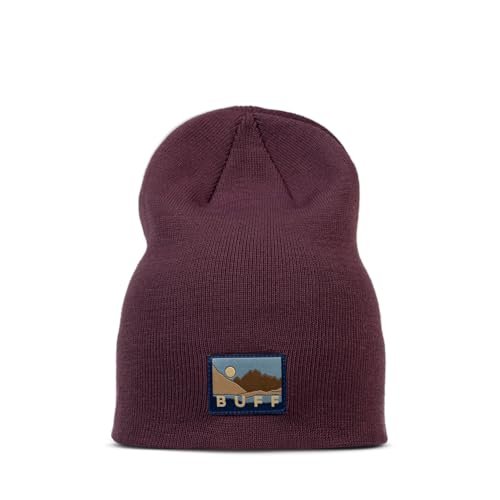 Buff Dzianinowa czapka dla mężczyzn i kobiet, dla dorosłych, zimna, praktyczna, wszechstronna, modna, termoizolacyjna, wygodna, jeden rozmiar, czerwona