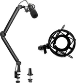 Akcesoria do komputerów stacjonarnych - Mozos Mozos SB39 - Statyw Biurkowy Na Mikrofon + Kosz antywibracyjny Shock SHM1 null - miniaturka - grafika 1