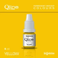 Pozostałe akcesoria kosmetyczne - Pigment do makijażu permanentnego Bioevolution Yellow Qline Pro 5ml - miniaturka - grafika 1