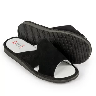 Ireshoes Kapcie na lato męskie kozia skóra r.42 - Kapcie męskie - miniaturka - grafika 1