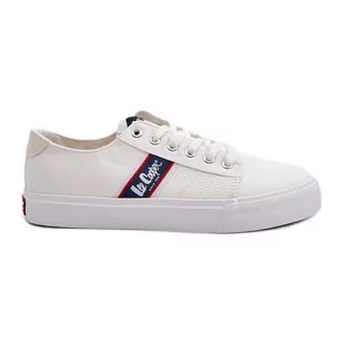 Trampki Męskie Lee Cooper LCW-24-02-2143 Białe - Trampki męskie - miniaturka - grafika 1
