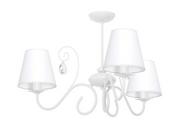 Lampy sufitowe - Decoland Lampa wisząca LAURA 3xE14/60W/230V biała - miniaturka - grafika 1