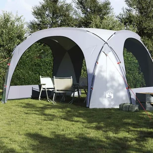 The Living Store Namiot imprezowy - biało-szary - wodoszczelny - Namiot Imprezowy - Namioty i tipi dla dzieci - miniaturka - grafika 1