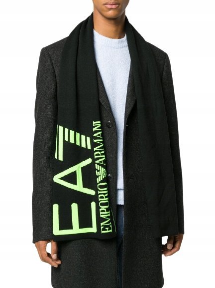 EA7 Emporio Armani Oryginalny Szalik Męski