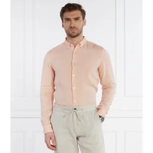 BOSS Lniana koszula S-LIAM | Regular Fit - Koszule męskie - miniaturka - grafika 1