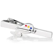 Spinki do mankietów i krawatów - Spinka do krawata X2 Paleta artysty - miniaturka - grafika 1