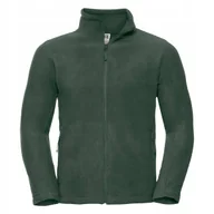 Bluzy męskie - Polar męski rozpinany-zamek Butelkowa Zieleń r. 2XL - miniaturka - grafika 1