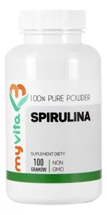 MyVita Spirulina proszek - butelka 100g M170 - Suplementy naturalne - miniaturka - grafika 1