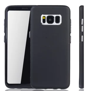 Pokrowiec Samsung Galaxy S8 Plus - Pokrowiec na telefon komórkowy Samsung Galaxy S8 Plus - Etui na telefon komórkowy w kolorze czarnym - Etui i futerały do telefonów - miniaturka - grafika 1