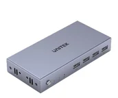 Przełączniki KVM - UNITEK PRZEŁĄCZNIK KVM 4K HDMI 2.0,2-IN,1-OUT +USB  paczkomatem od 599zł - miniaturka - grafika 1