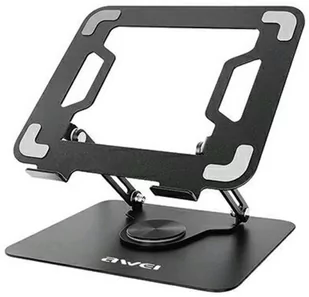 Uchwyt obrotowy AWEI X46 do tabletu/laptopa czarny (6954284004305) - Uchwyty samochodowe do telefonów - miniaturka - grafika 1