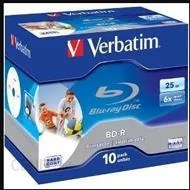 Nośniki danych - Verbatim BluRay BD-R 25 GB x6 10 szt. Do nadruku - miniaturka - grafika 1