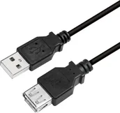 Kable USB - LogiLink USB 3.0m czarny - miniaturka - grafika 1
