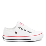 Buty dla chłopców - Trampki Big Star Shoes FF374200 101 Biały - miniaturka - grafika 1