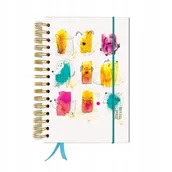 Notesy i bloczki - Notes w linie zeszyt A5 pamiętnik notatnik planer - miniaturka - grafika 1