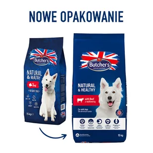 BUTCHER'S Skin&Coat Digestion Immune Beef (wołowina) 15kg + niespodzianka dla psa GRATIS! - Sucha karma dla psów - miniaturka - grafika 2