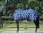 Derki dla konia - Derka stajenna Start 300g 210D - QHP - star - miniaturka - grafika 1