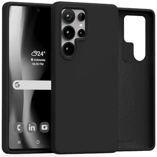 Etui MERCURY Silicone do Samsung Galaxy S25 Ultra Czarny - Etui i futerały do telefonów - miniaturka - grafika 1