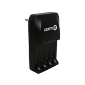 Ładowarki do elektronarzędzi - Ładowarka do akumulatorków AA/AAA + 4x 2500mAh AA LEXMAN - miniaturka - grafika 1