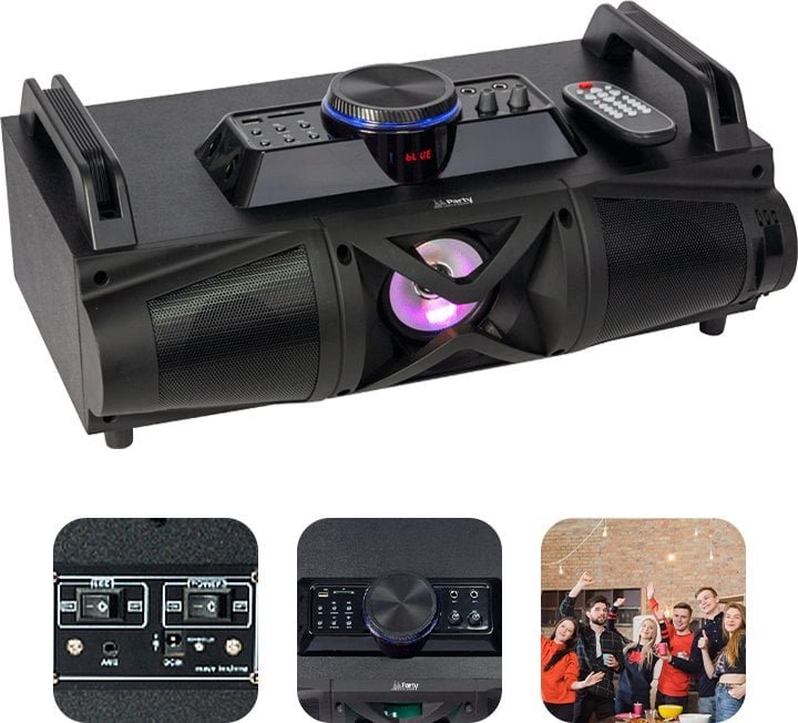 Boombox PARTY-FALCON USB, SD, FM one size
