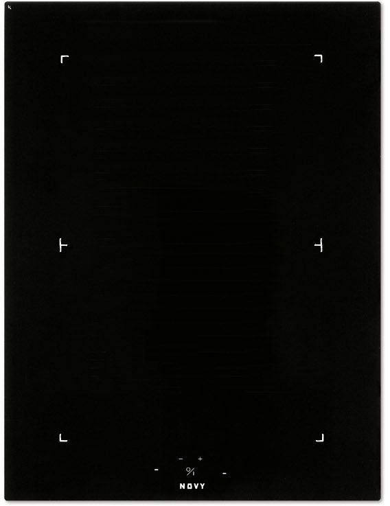 Simfer Novy 3774 Płyta indukcyjna Domino 38 cm Czarny