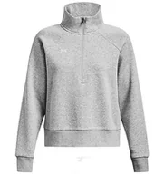 Koszulki męskie - Under Armour UA Rival Polar HZ, szary, XS - miniaturka - grafika 1