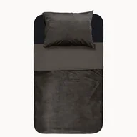 Pościel - 140x220 AKSAMITNE LAMÓWKI k. brąz  kpl pościeli - miniaturka - grafika 1