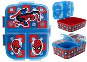 Zestawy naczyń dla dzieci - Spiderman Pojemnik  Lunchbox Śniadaniówka 4 Komory - miniaturka - grafika 1