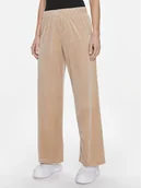 Spodnie sportowe damskie - ONLY Spodnie dzianinowe Rebel 15311822 Beżowy Straight Fit - miniaturka - grafika 1