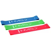 Gumy, taśmy, ekspandery - HMS GU04 SLIM SET ZESTAW GUM DO ĆWICZEŃ 17-33-103 - miniaturka - grafika 1