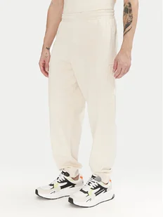 EA7 Emporio Armani Spodnie dresowe 7M000154 AF10432 U1079 Écru Regular Fit - Spodnie sportowe męskie - miniaturka - grafika 1