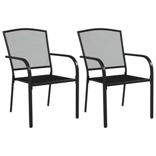 3-częściowy zestaw mebli ogrodowych, antracytowy, stal vidaXL - Meble ogrodowe - miniaturka - grafika 3