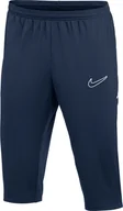 Spodnie sportowe męskie - Spodnie męskie Nike Dri-Fit Academy 25 3/4 granatowe FZ9787 410 XL - miniaturka - grafika 1
